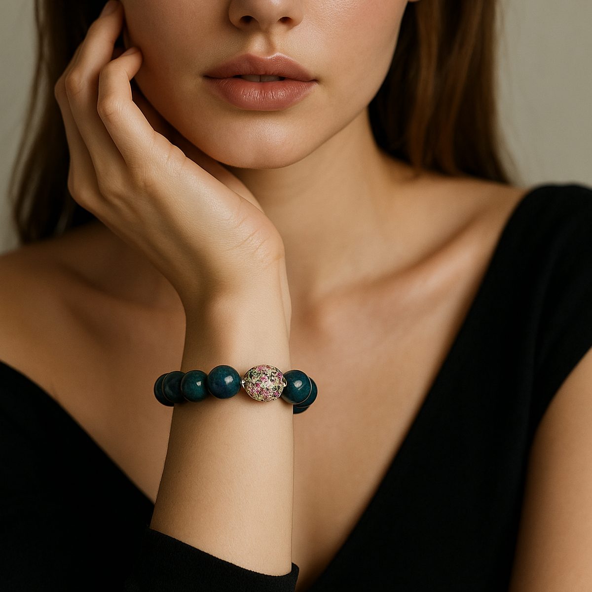 Luxury Azurite bracelet
