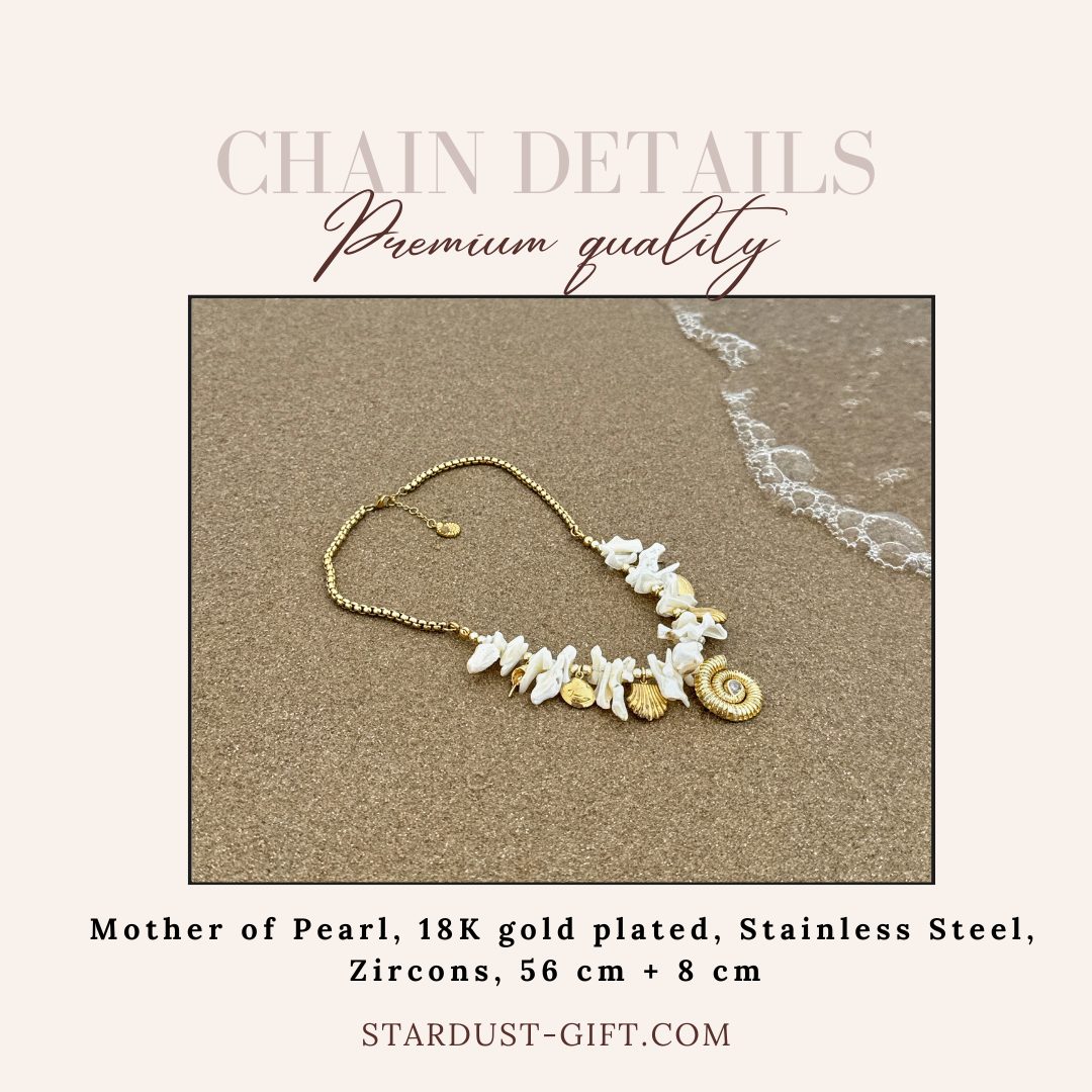 Designer Mother of Pearl Necklace
