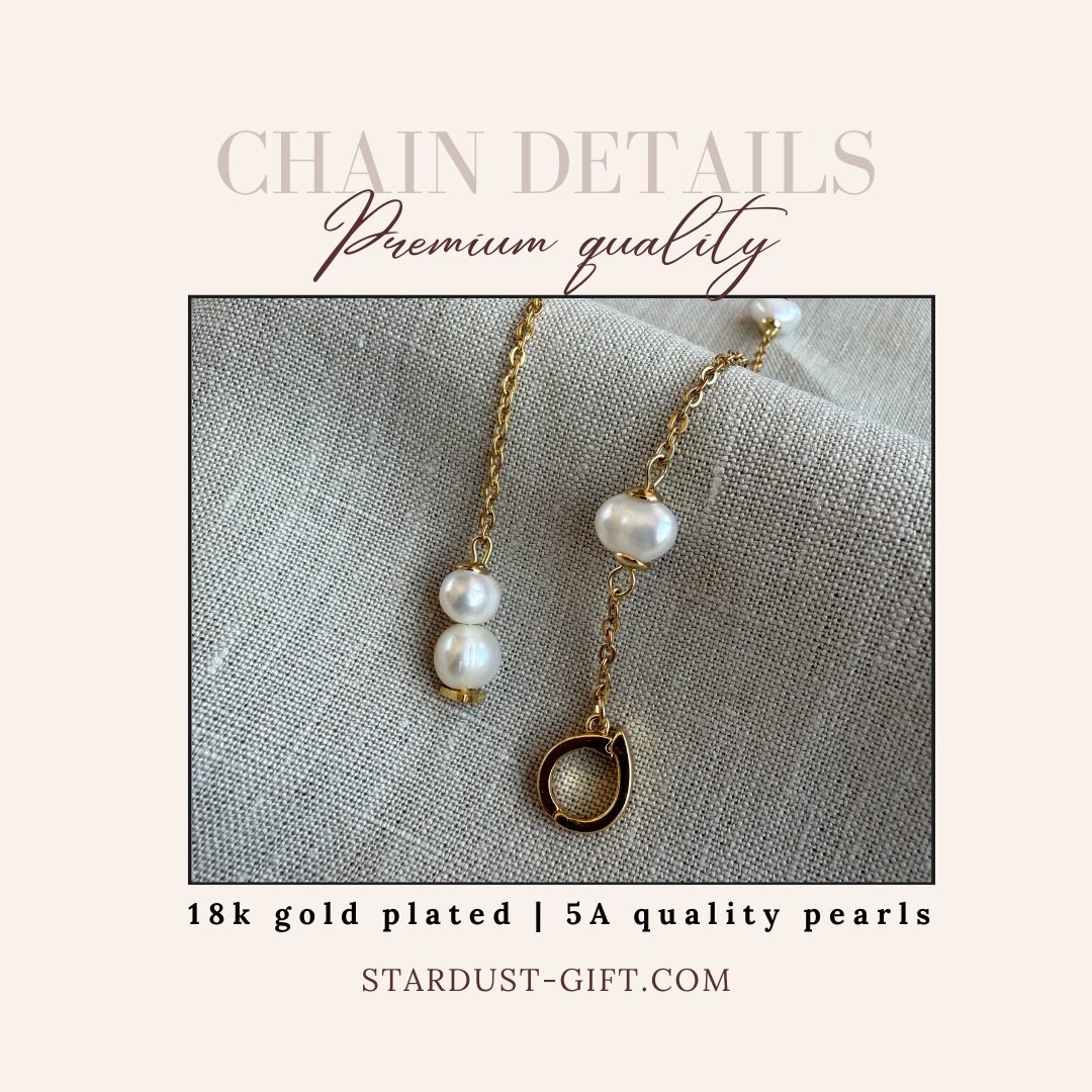 Premium Asymmetrical Pearl Necklace