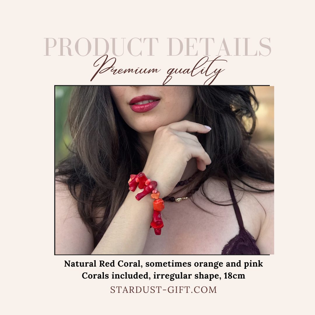 Exotic Natural Coral Bracelet