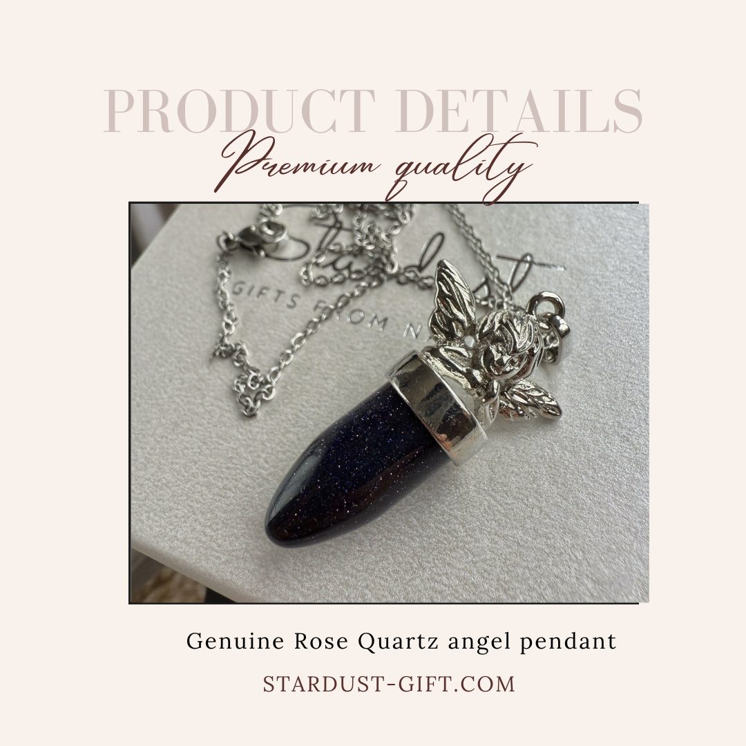 Gemstone Angel Pendant