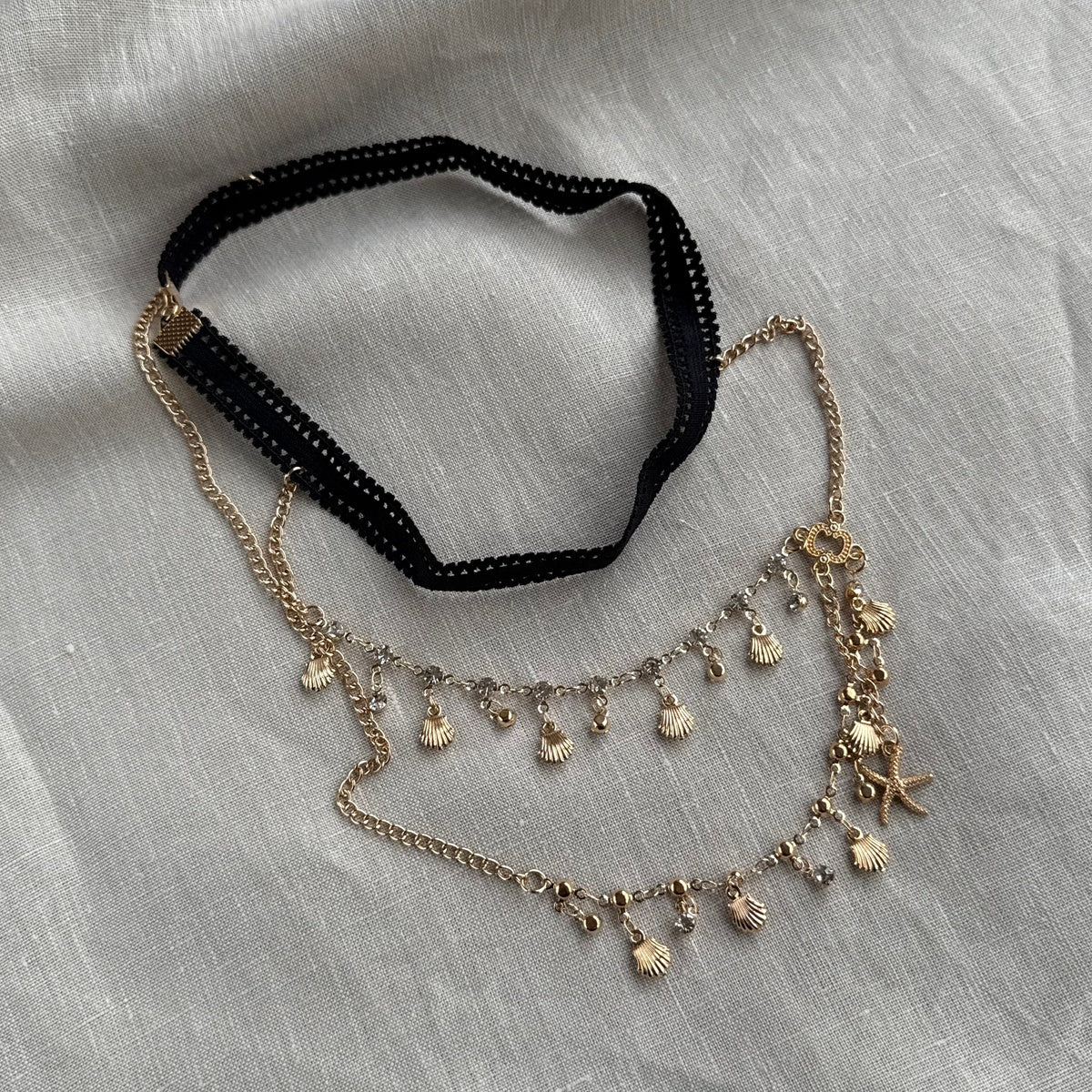 Gold Plated Thigh Leg Chain