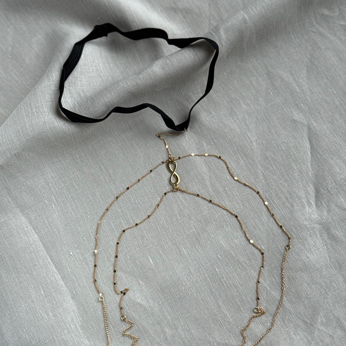 Infinity Thigh Chain Gold Plated