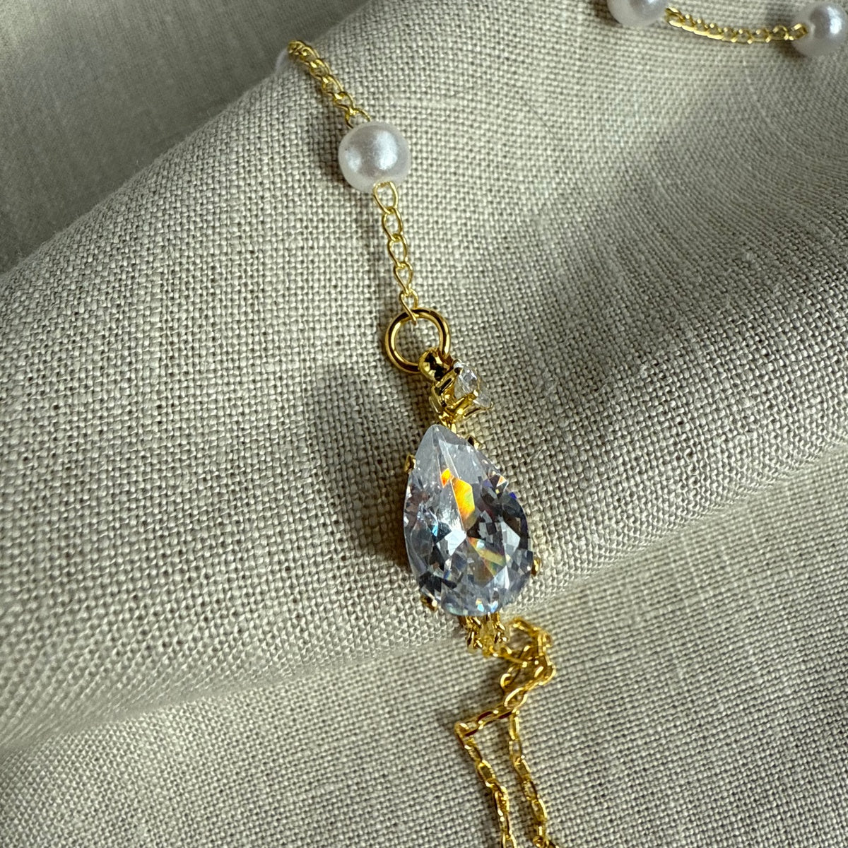 Luxurious Gold Body Chain for Back 18K Gold Plated