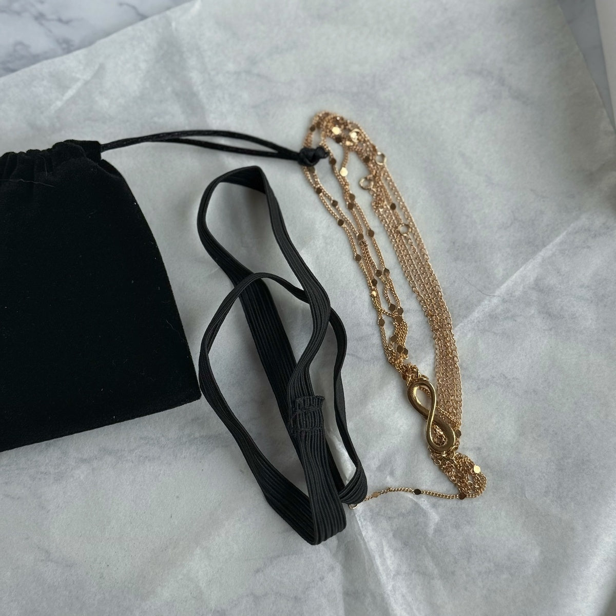 Infinity Thigh Chain Gold Plated