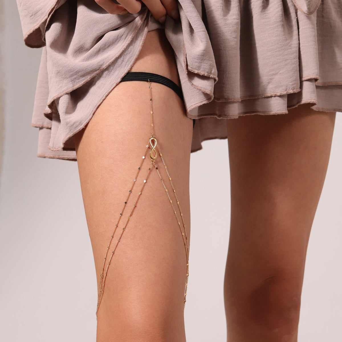 Infinity Thigh Chain Gold Plated