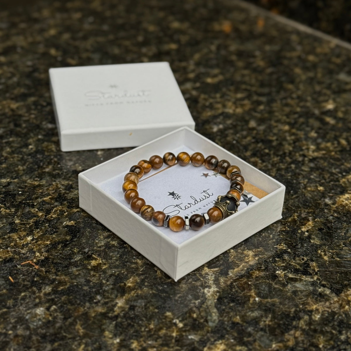 MAJESTY | Men’s Tiger Eye & Black Onyx Bracelet