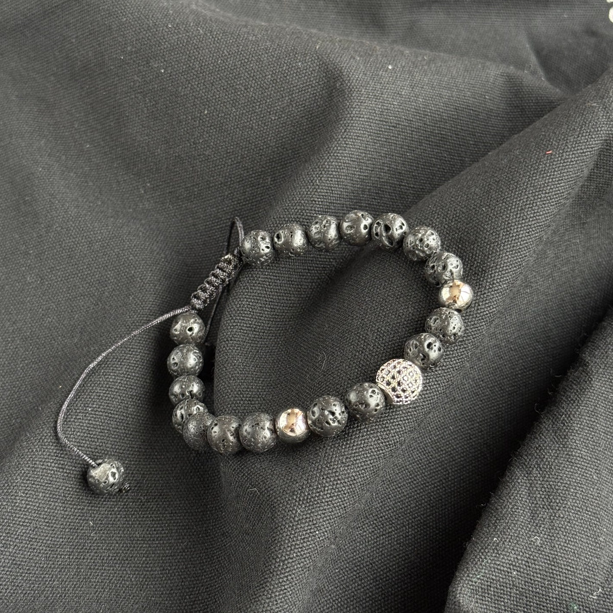 Premium Lava Stone Bracelet for Him