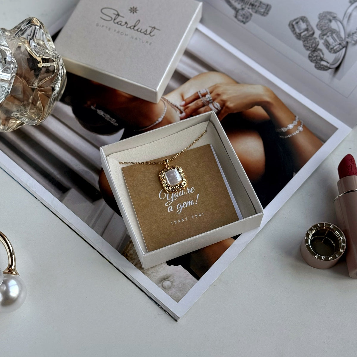 Premium Baroque-Style Pearl Pendant | 18K Gold-Plated Sterling Silver