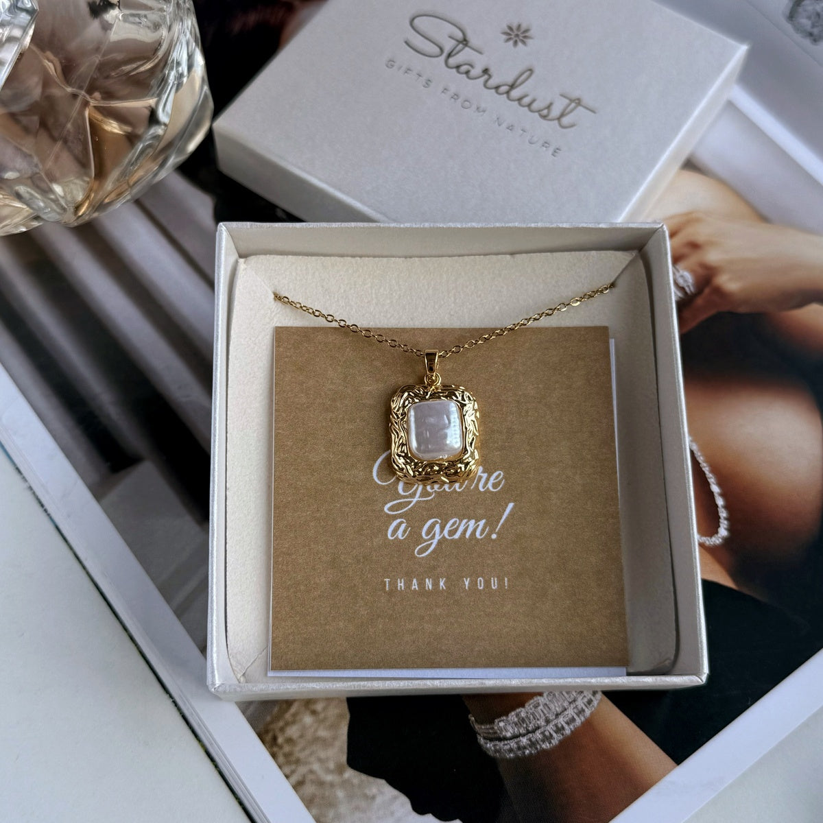 Premium Baroque-Style Pearl Pendant | 18K Gold-Plated Sterling Silver