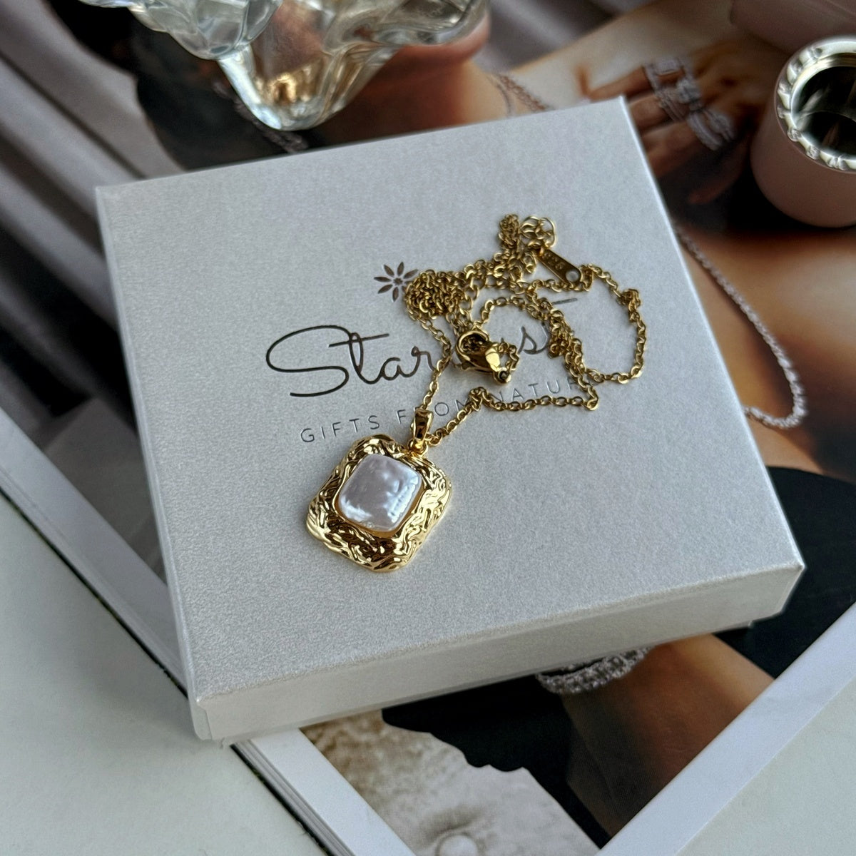 Premium Baroque-Style Pearl Pendant | 18K Gold-Plated Sterling Silver