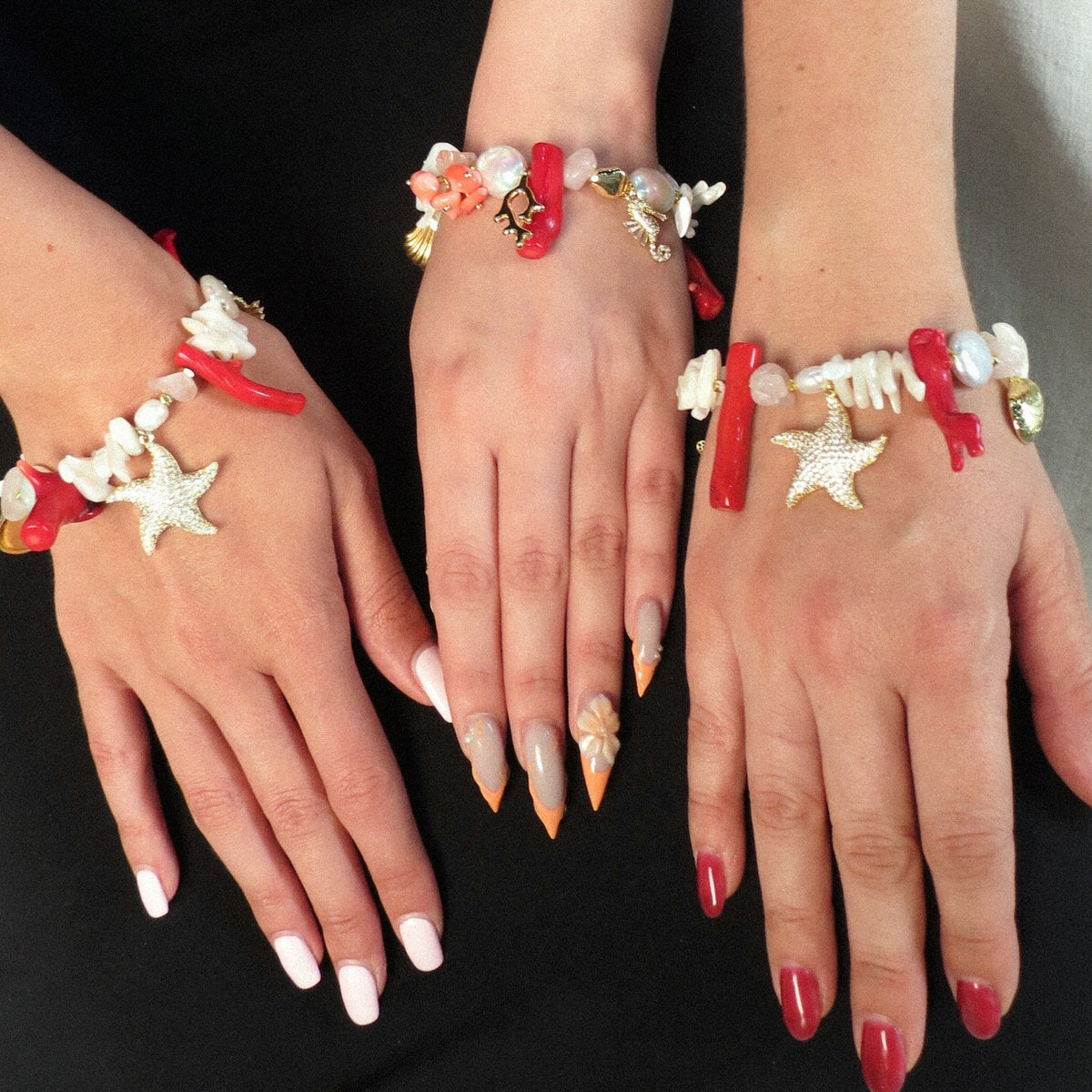 Designer Signature Coral Bracelet