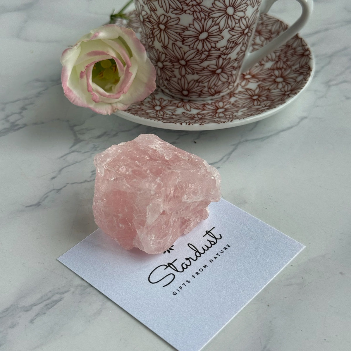 Raw Rose Quartz Crystal | Natural Rough Rose Quartz Stone | Healing Crystal Gift | Pink Crystal for Love & Self Care | Gift Ready Gemstone