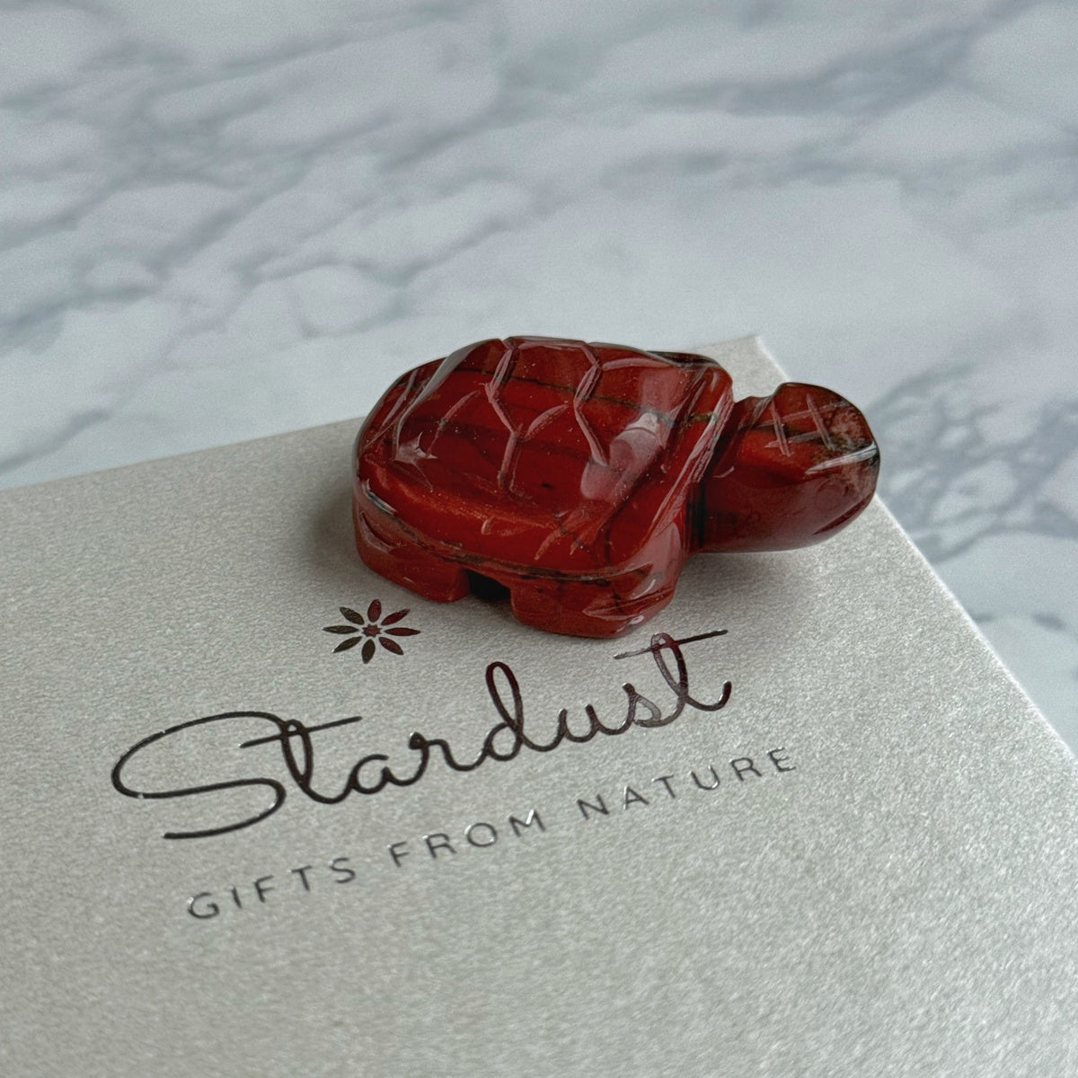 Hand Carved Crystal Turtle, Natural Stone Gift