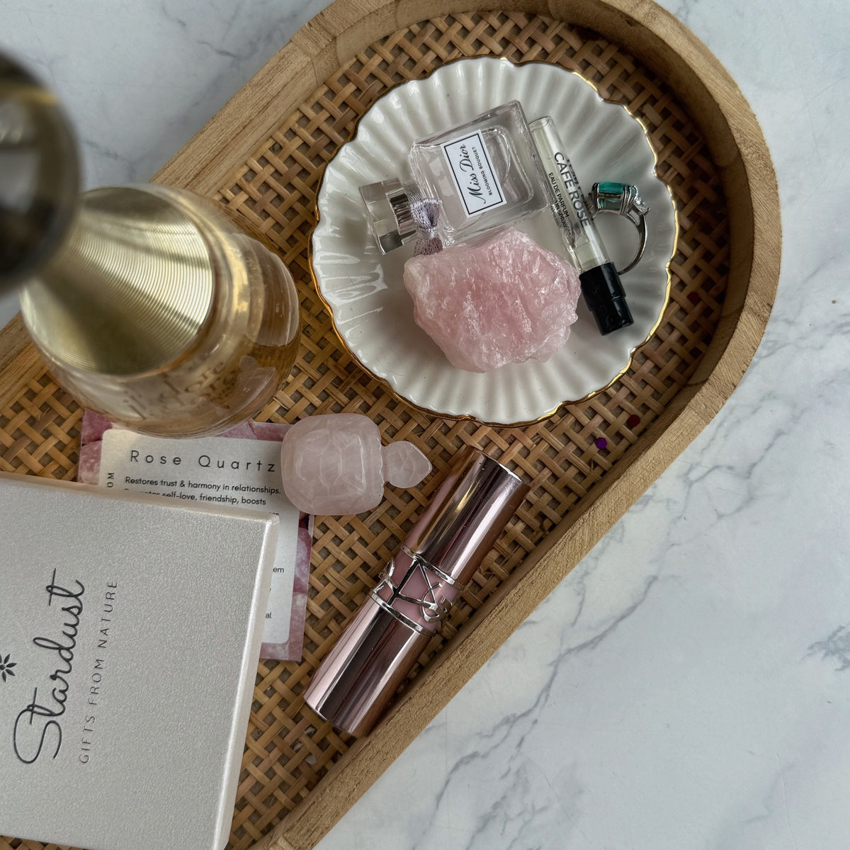 Raw Rose Quartz Crystal | Natural Rough Rose Quartz Stone | Healing Crystal Gift | Pink Crystal for Love & Self Care | Gift Ready Gemstone