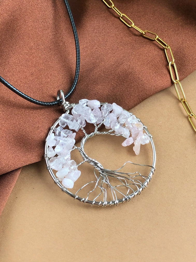 Rainbow Tree of Life necklace