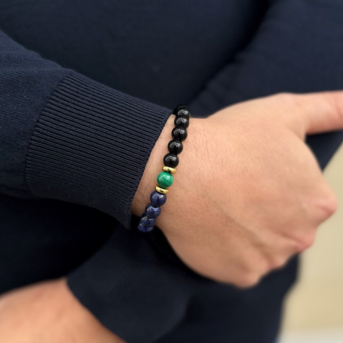 Luxury Men’s Gemstone Bracelet