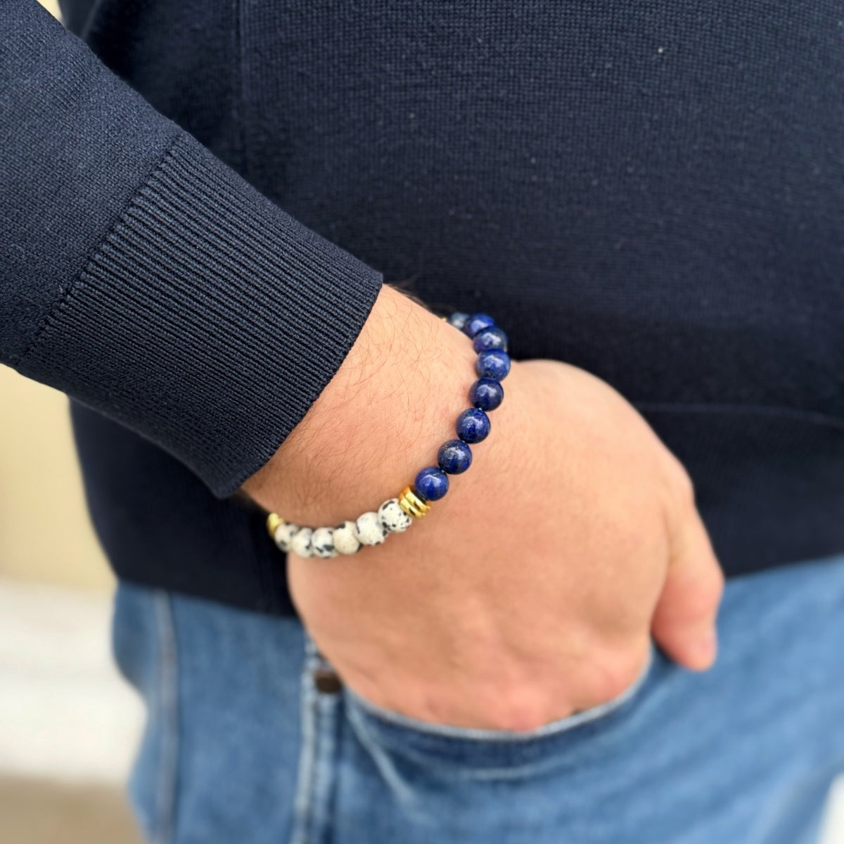 Luxury Men’s Gemstone Bracelet