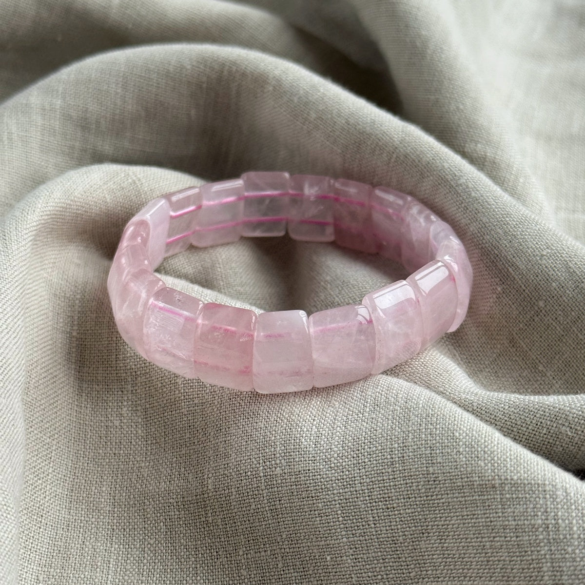 Luxury Rose Quartz Bangle Bracelet AAA grade
