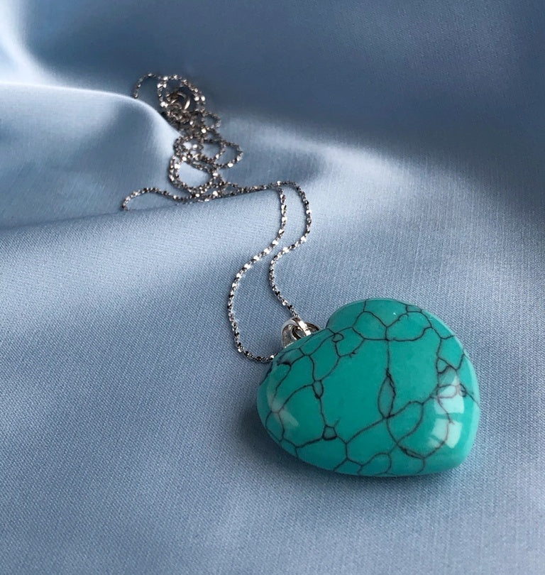 Turquoise Heart Pendant