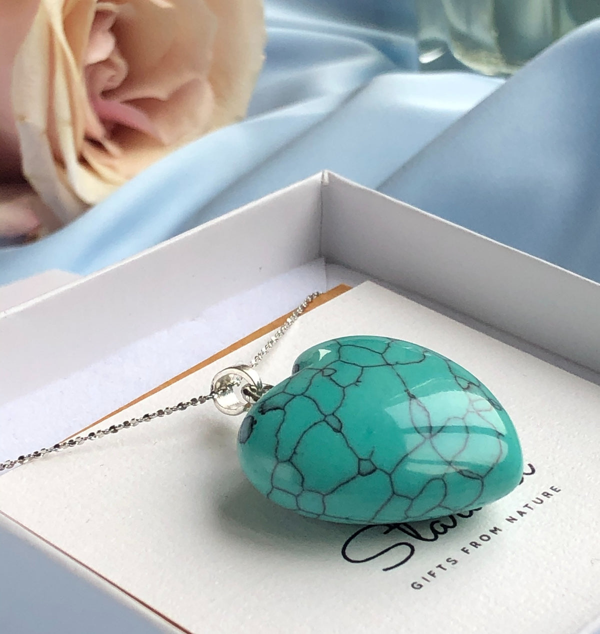 Turquoise Heart Pendant