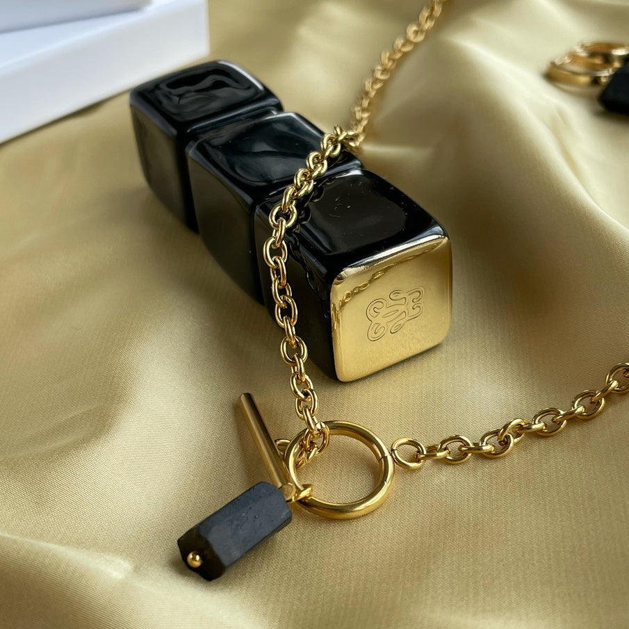 Shungite pendant necklace