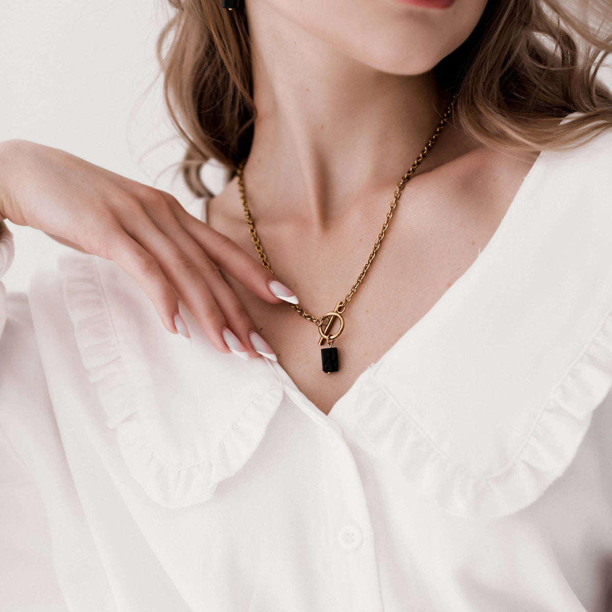 Shungite pendant necklace