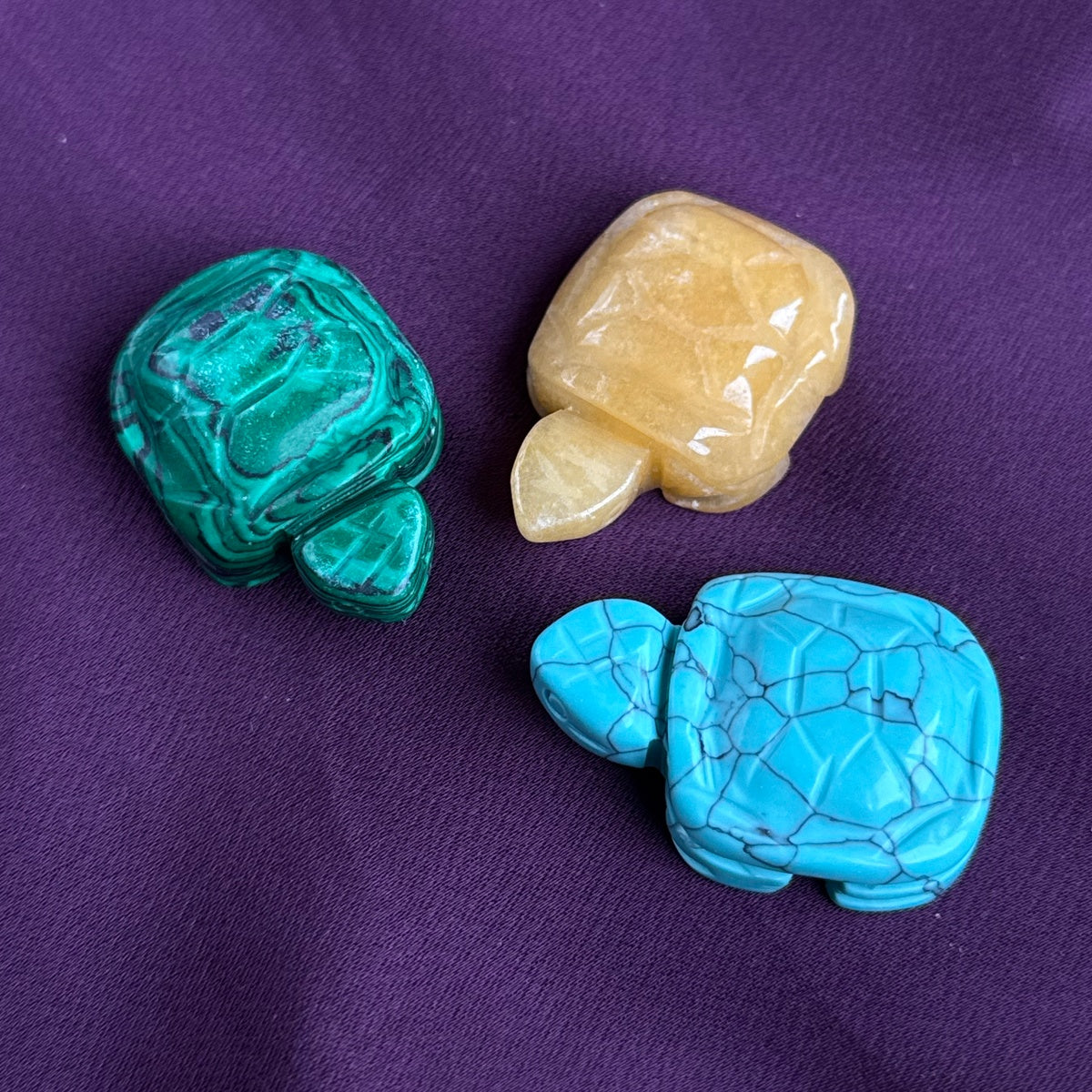 Hand Carved Crystal Turtle, Natural Stone Gift