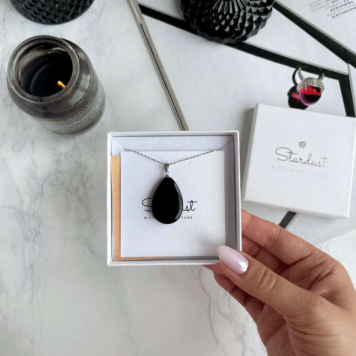 Black Obsidian necklace 3cm