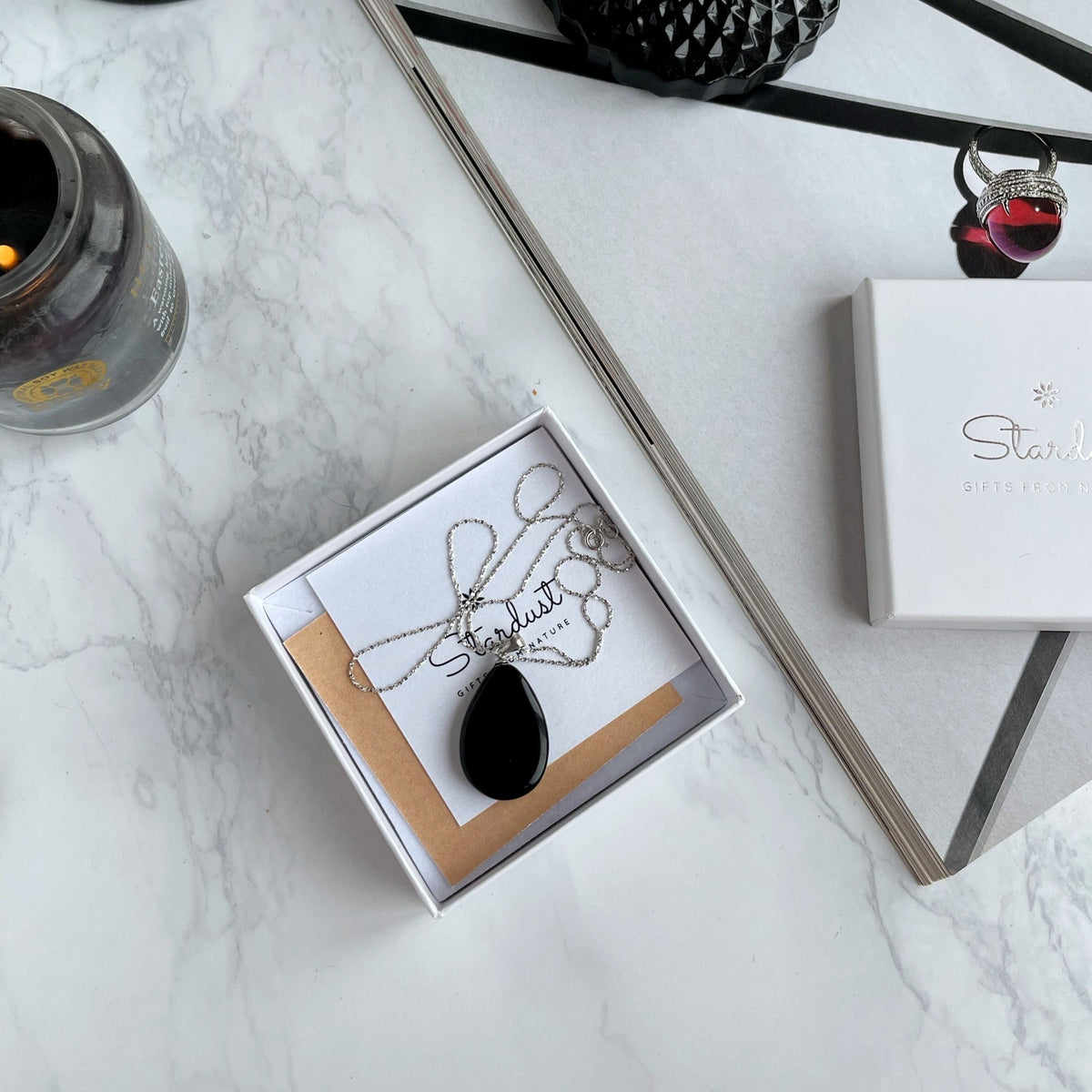 Black Obsidian necklace 3cm