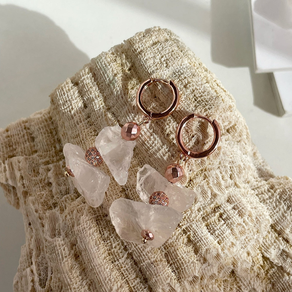 Raw Clear Quartz bracelet