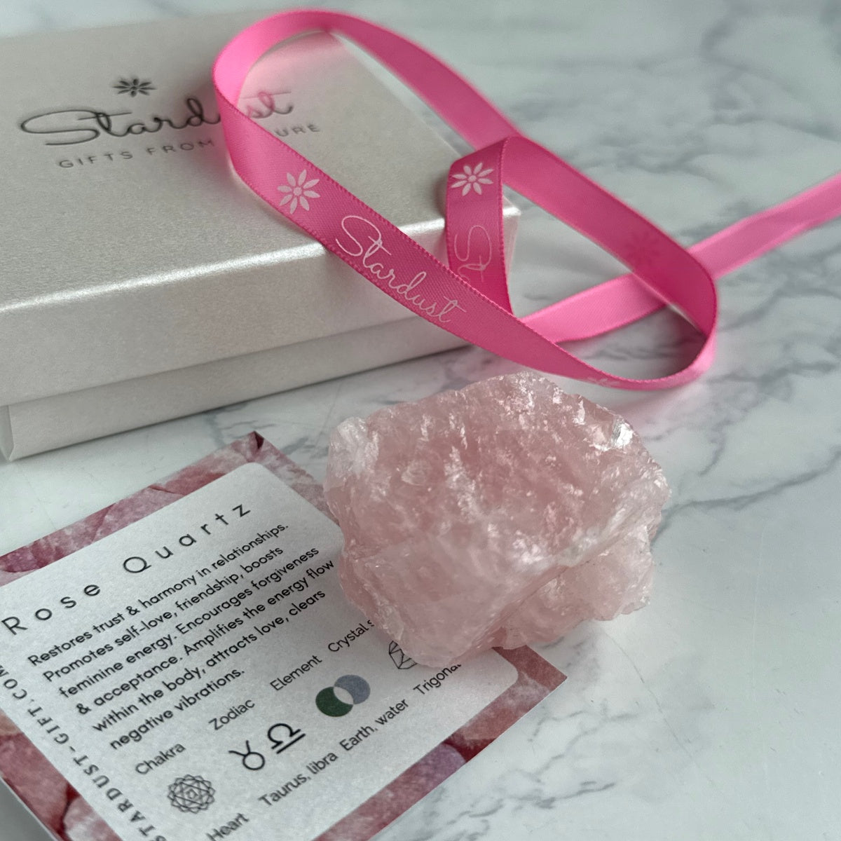Raw Rose Quartz Crystal | Natural Rough Rose Quartz Stone | Healing Crystal Gift | Pink Crystal for Love & Self Care | Gift Ready Gemstone