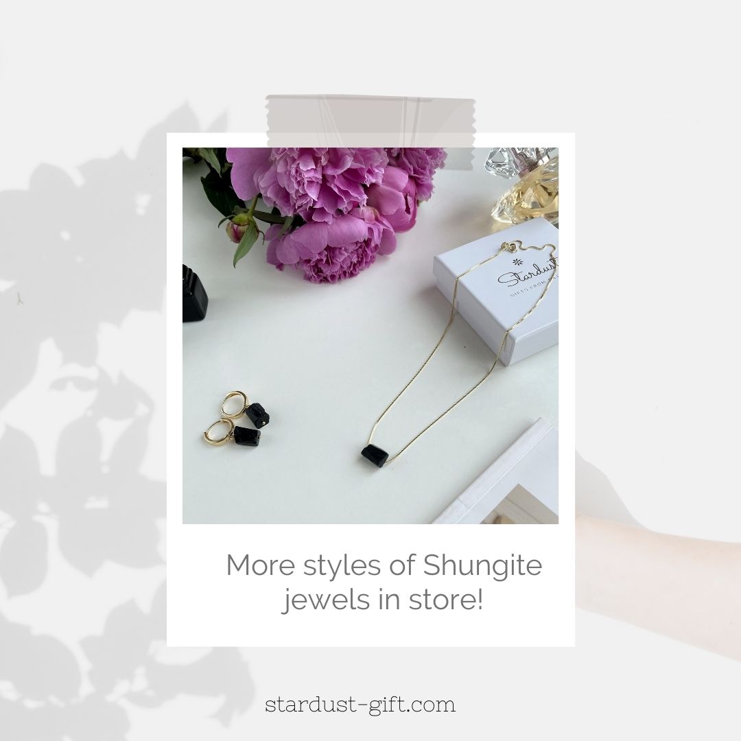 Shungite pendant necklace