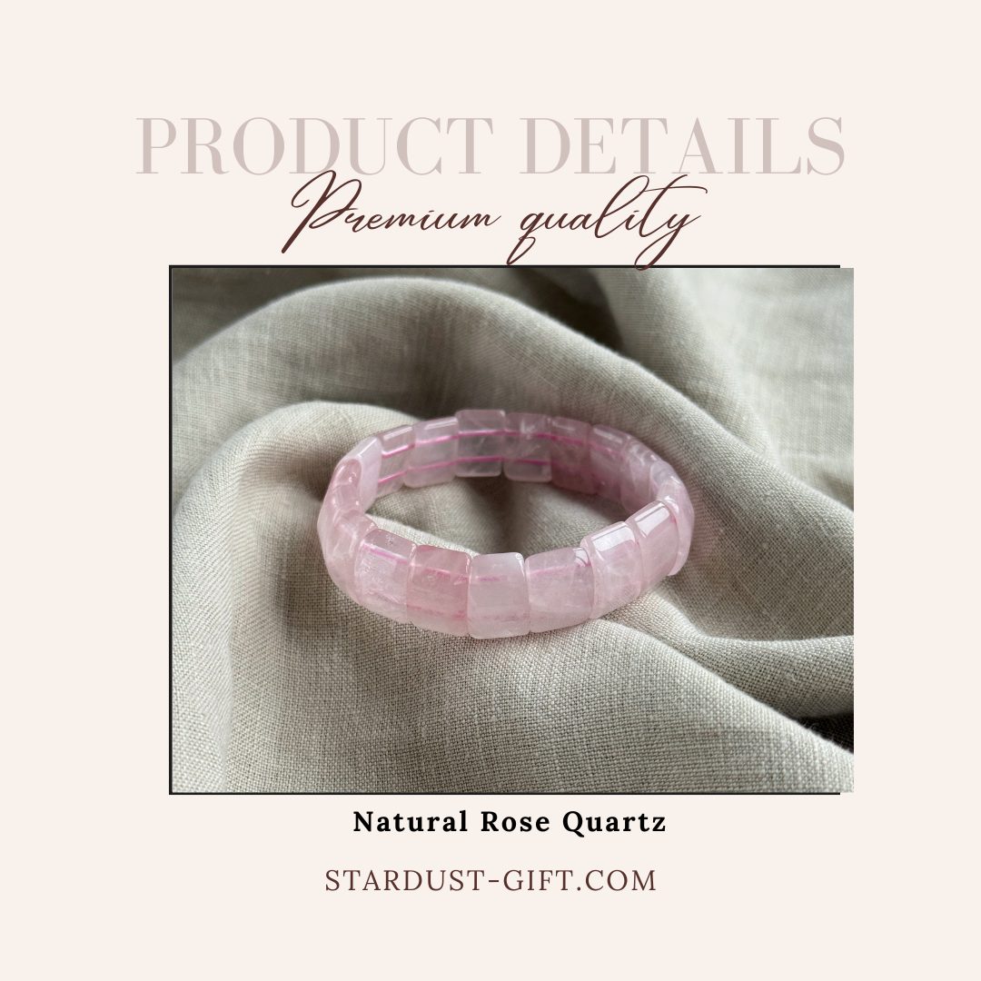 Luxury Rose Quartz Bangle Bracelet AAA grade