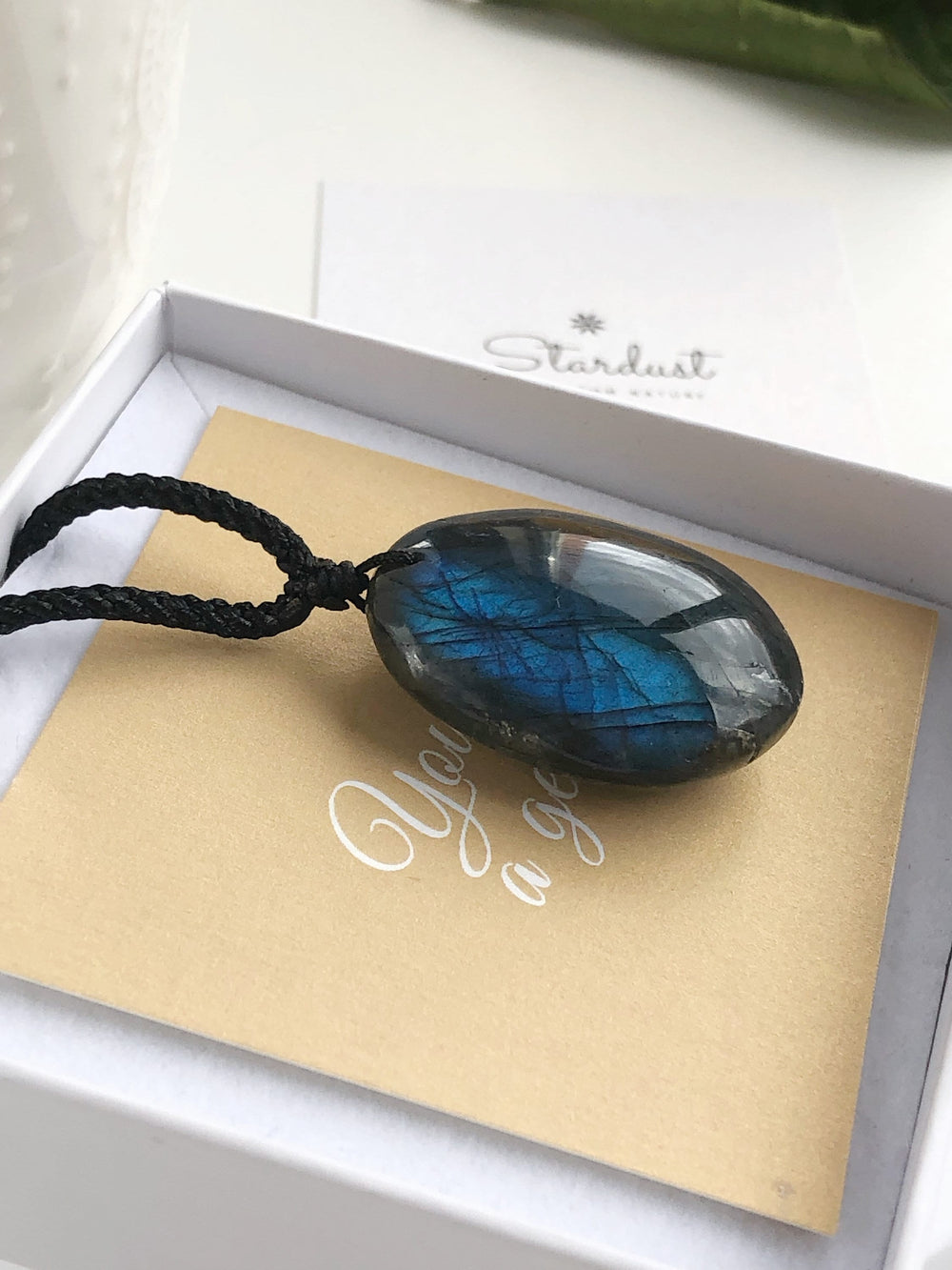 Labradorite pendant necklace