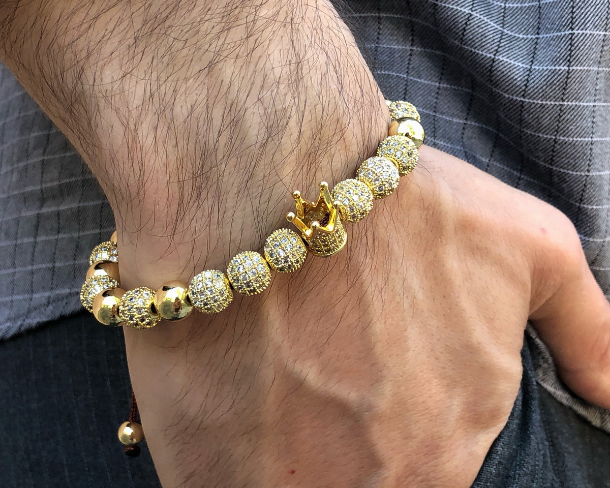 CZ Diamond bracelet men