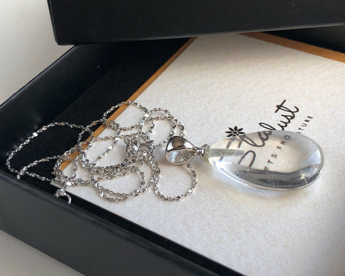 Rare Clear Quartz Pendant necklace