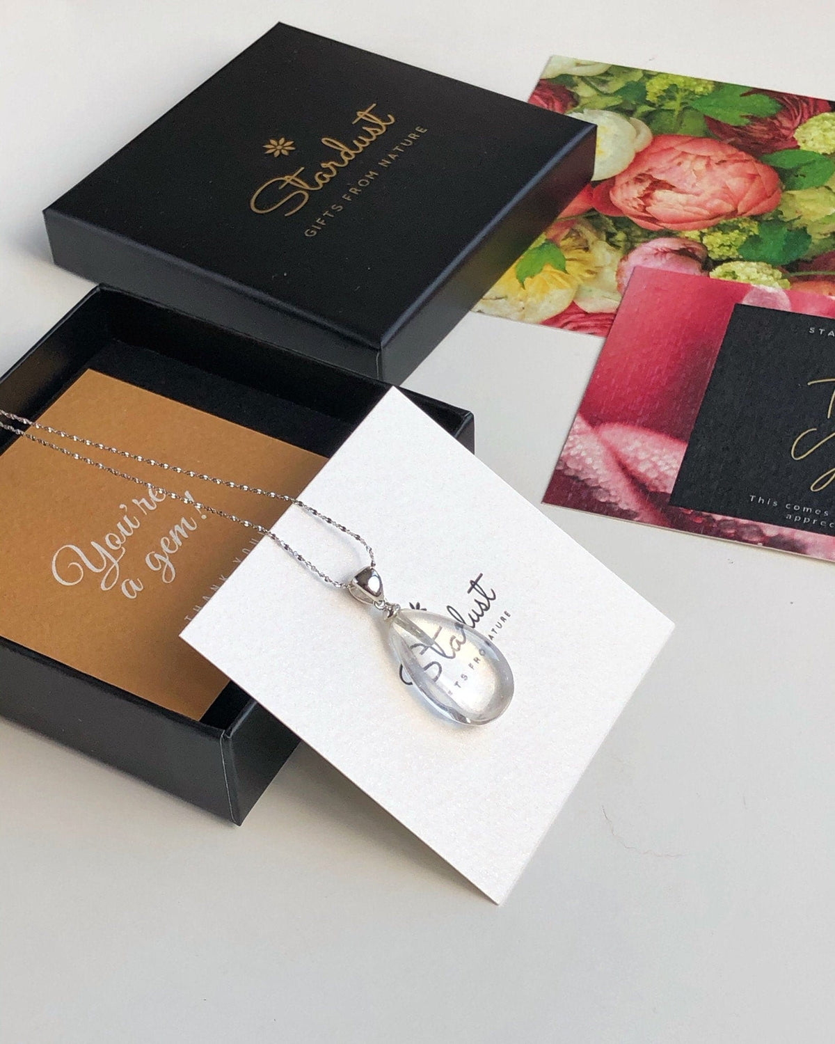 Rare Clear Quartz Pendant necklace