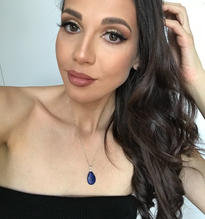 Lapis Lazuli Drop Pendant 1.5x2.5cm