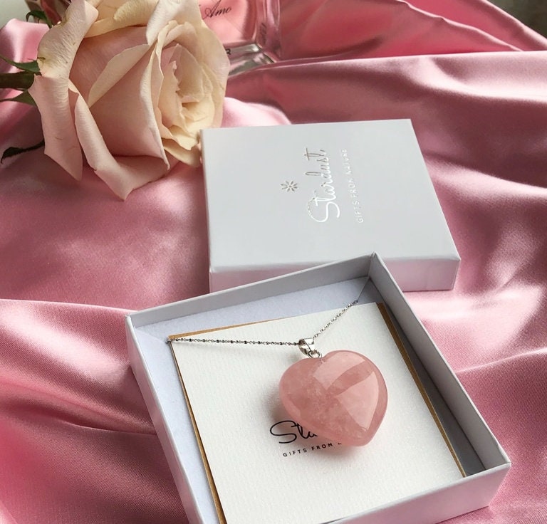 Vibrant pink Rose Quartz Pendant