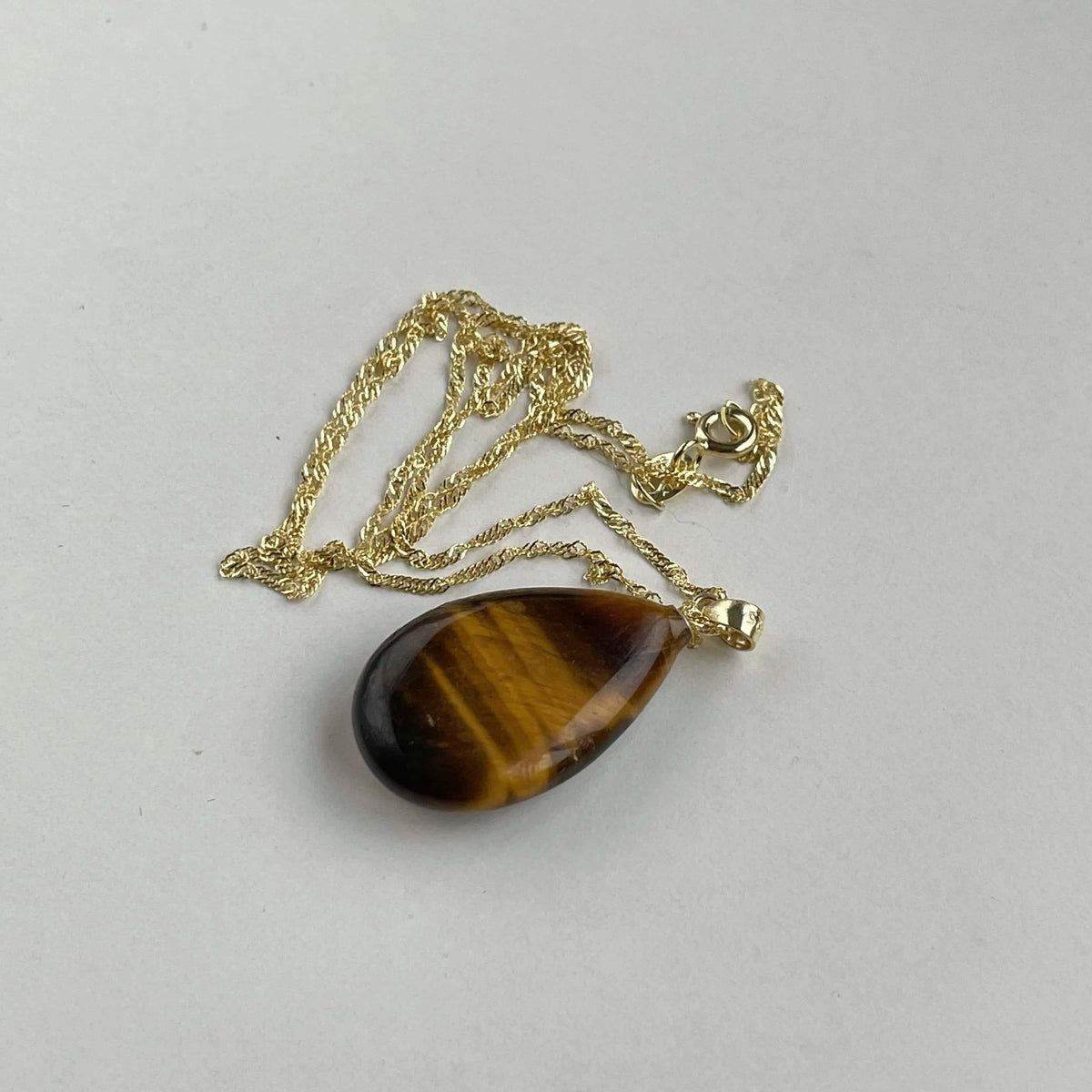 Tiger Eye Pendant Necklace