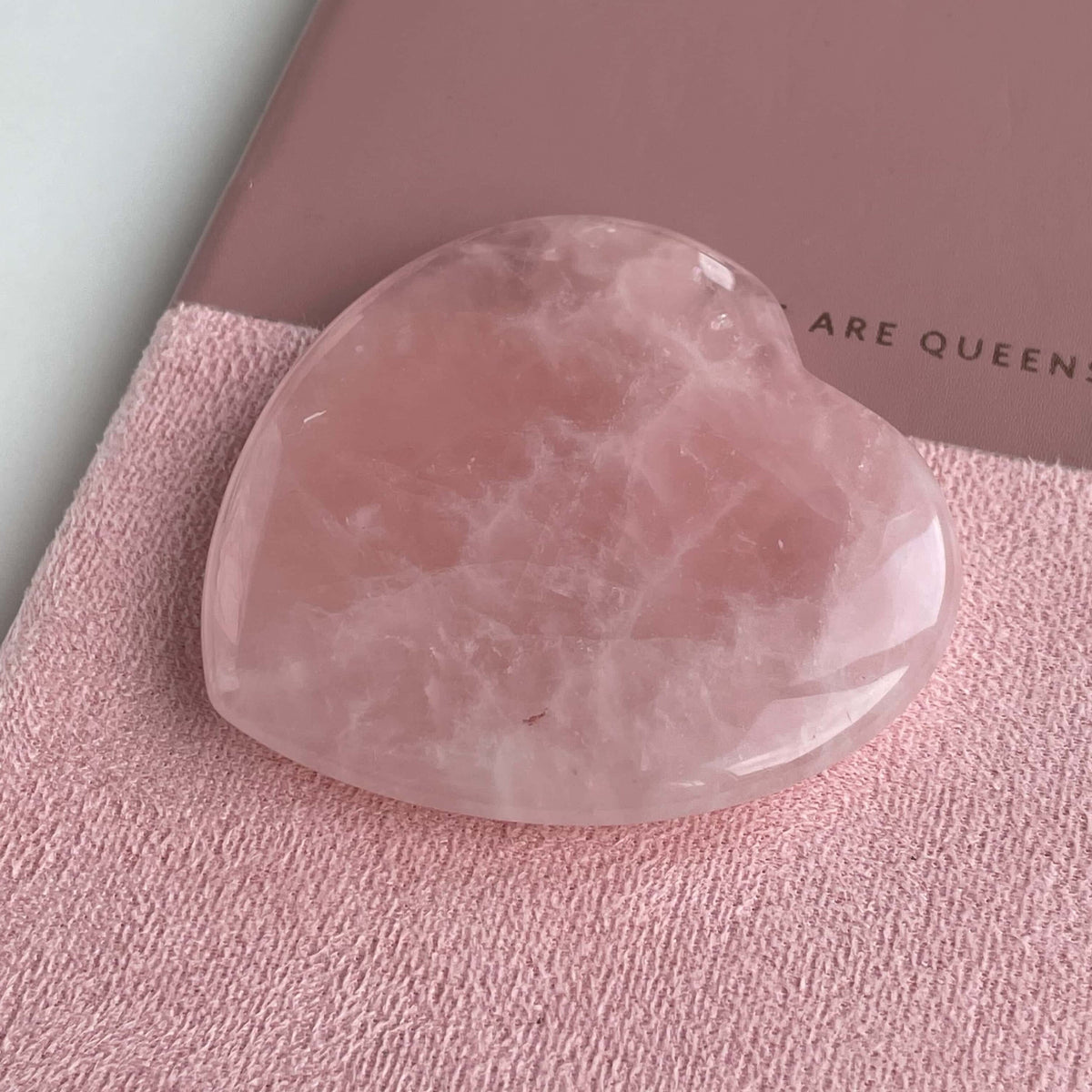 Extra large Rose Quartz heart gift