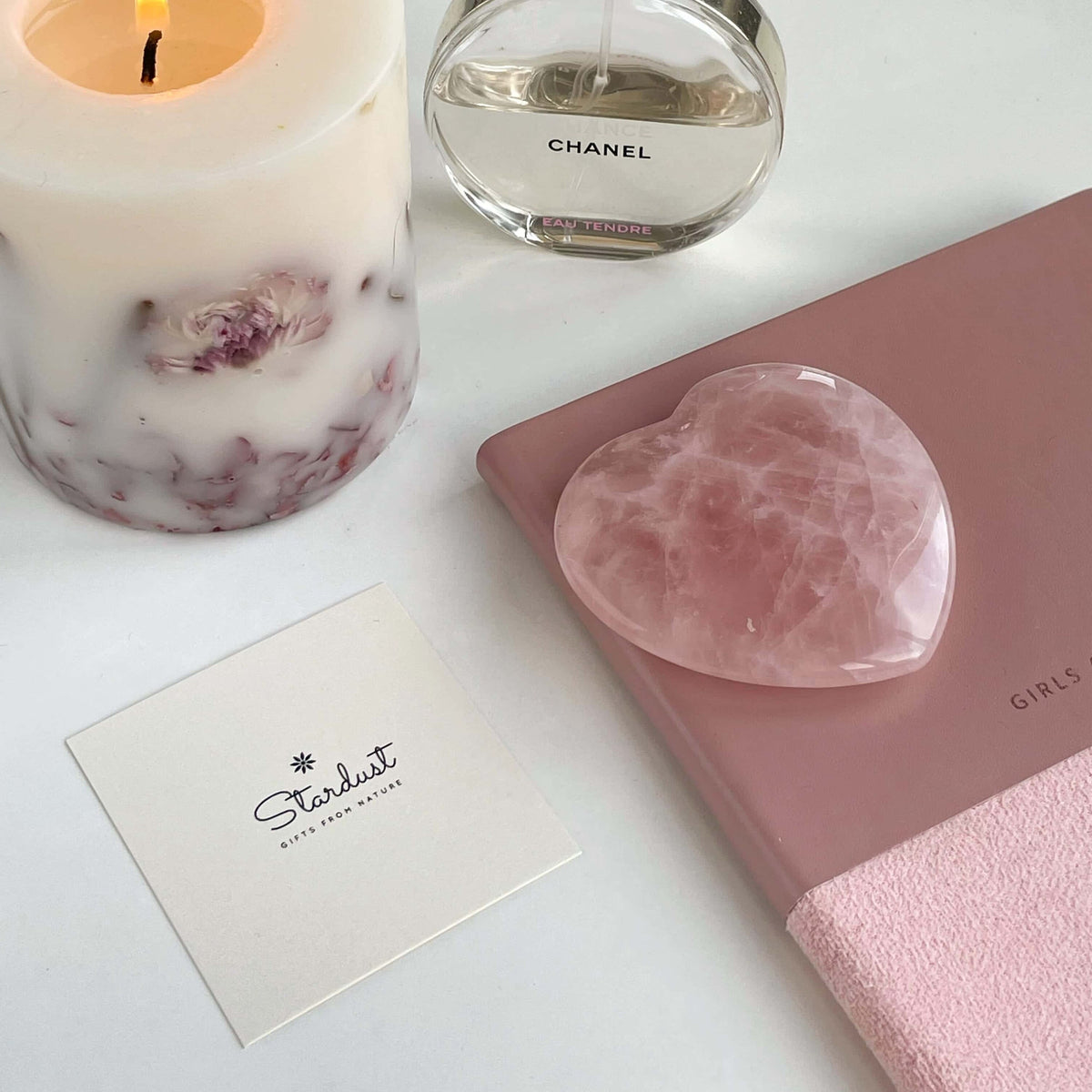 Extra large Rose Quartz heart gift