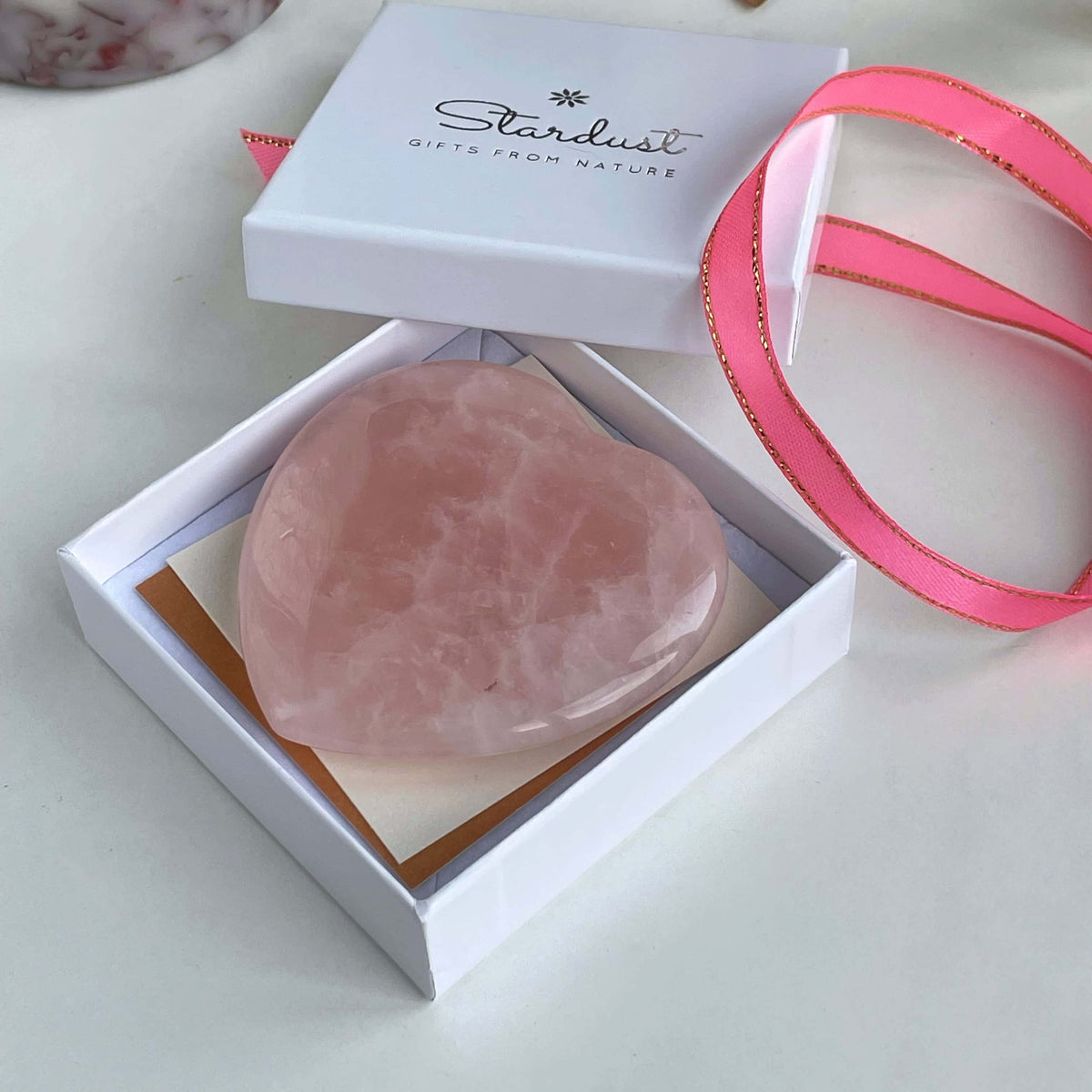 Extra large Rose Quartz heart gift