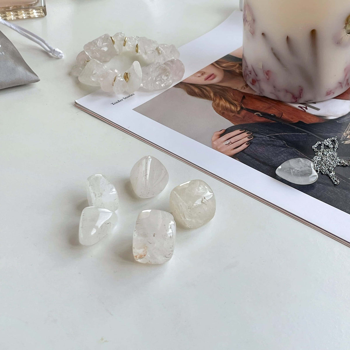 Tumbled stones gift kit