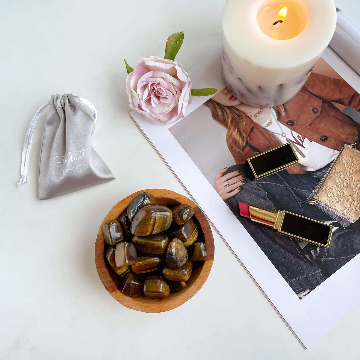 Tumbled stones gift kit