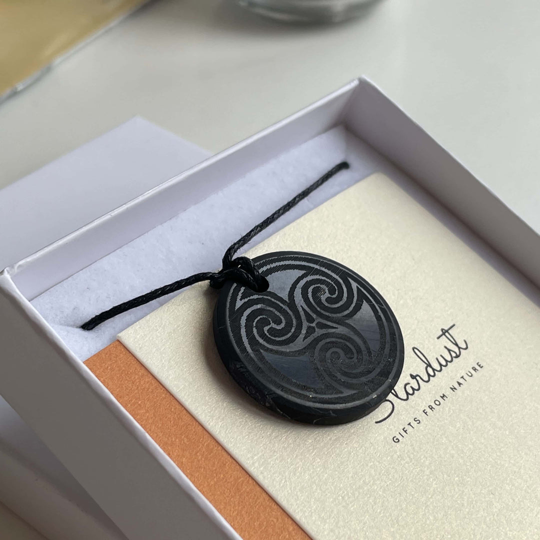 Elite Shungite Engraved Pendant