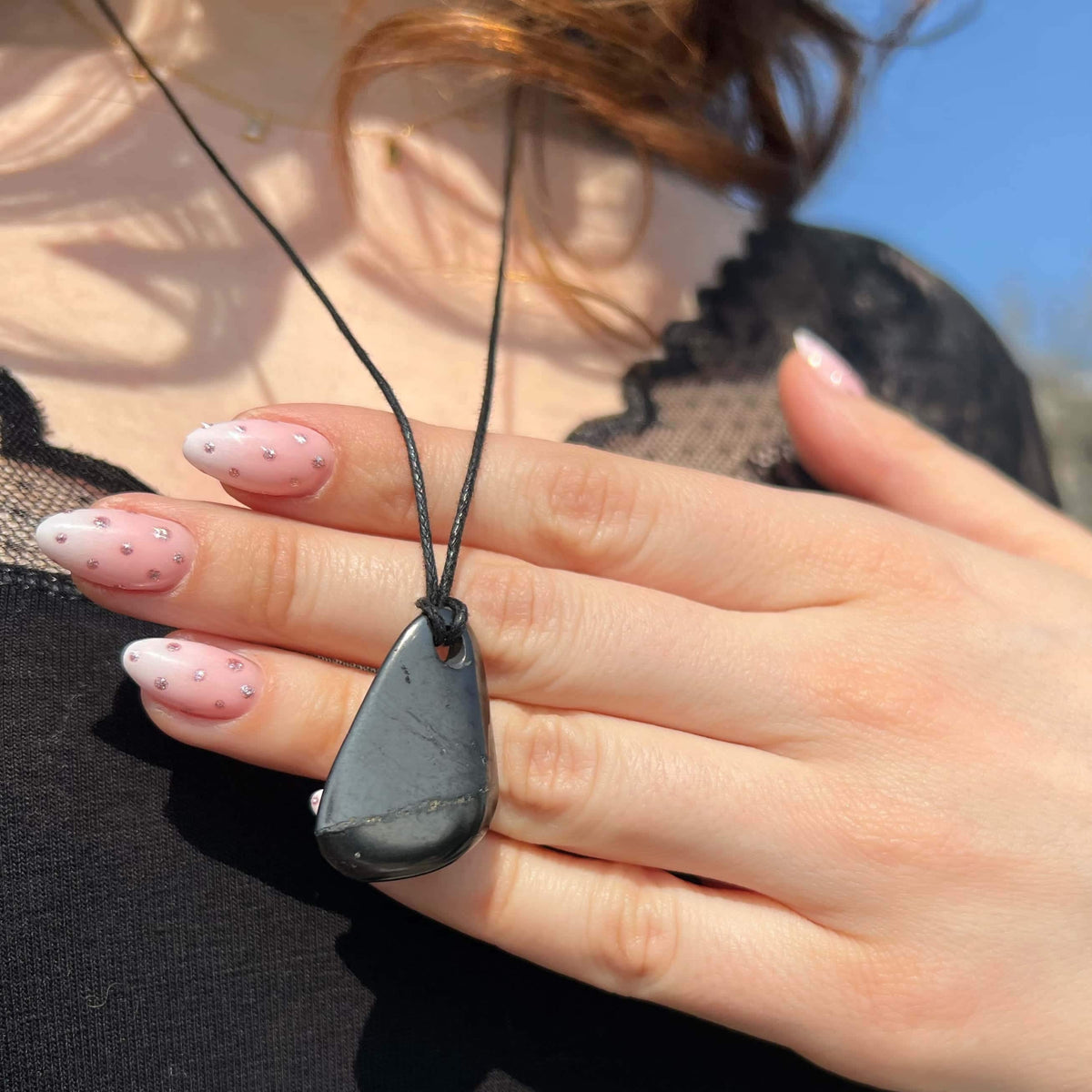 Elite Shungite tumbled Pendant