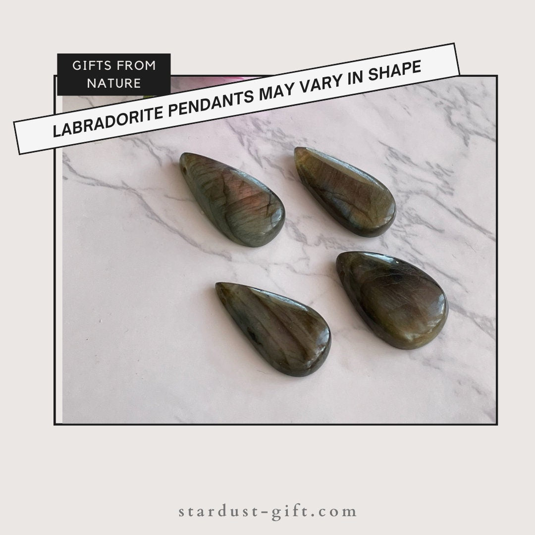 High grade Purple Labradorite necklace