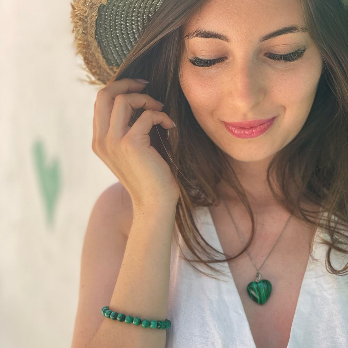 Malachite Heart pendant